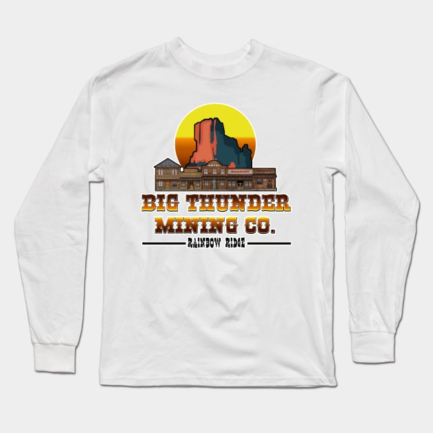 Big Thunder Long Sleeve T-Shirt by ZombeeMunkee